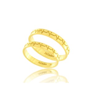 Βέρες γάμου FaCad'oro WR-115 , Ζευγάρι .
